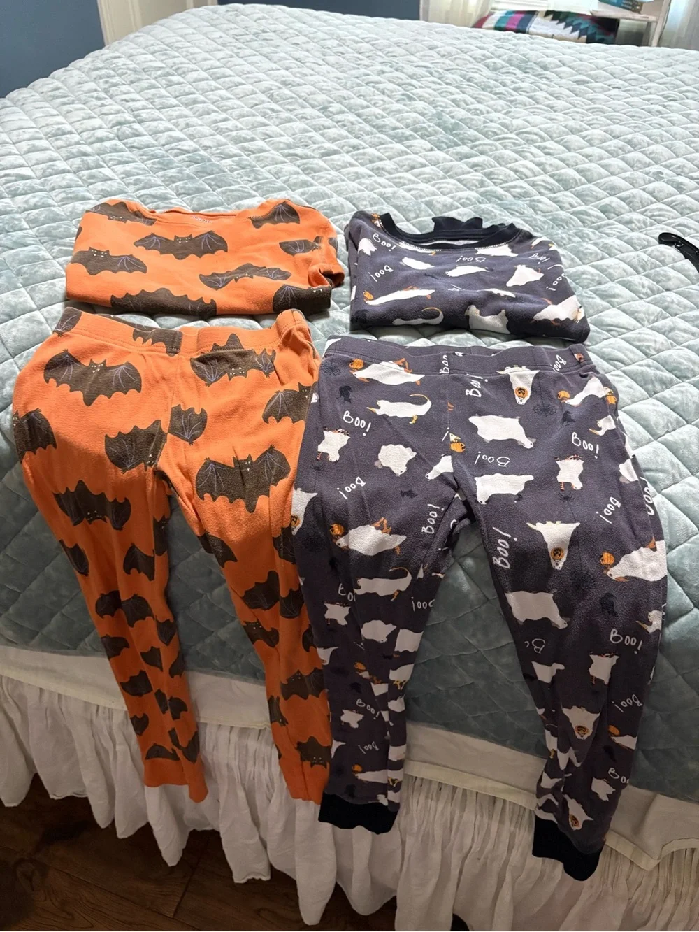 Old Navy Kids Halloween Pajama Two-Pack - Orange & Navy